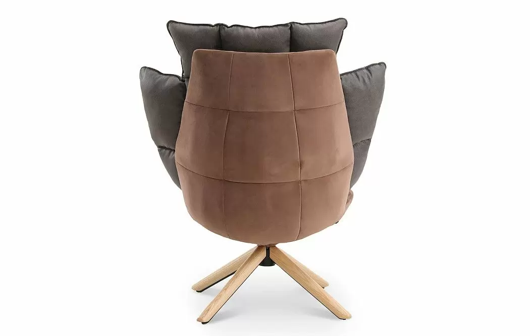 Кресло в стиле Husk, коричневый пэчворк - фото 5