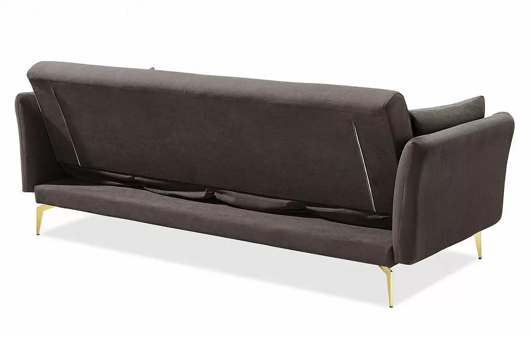 Диван-кровать Liverpool, коричневый/золото - фото 6