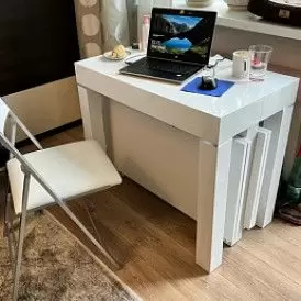 Стул Party, орех/черный