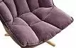 Кресло в стиле Husk, лиловый