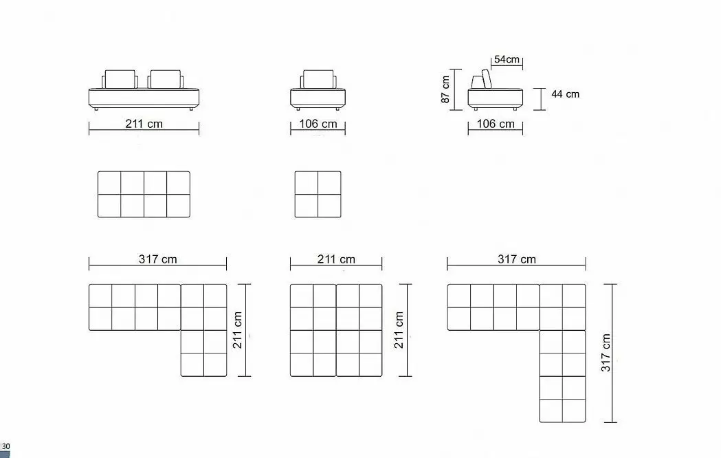 Комплект мягкой мебели Blackberry - фото 11