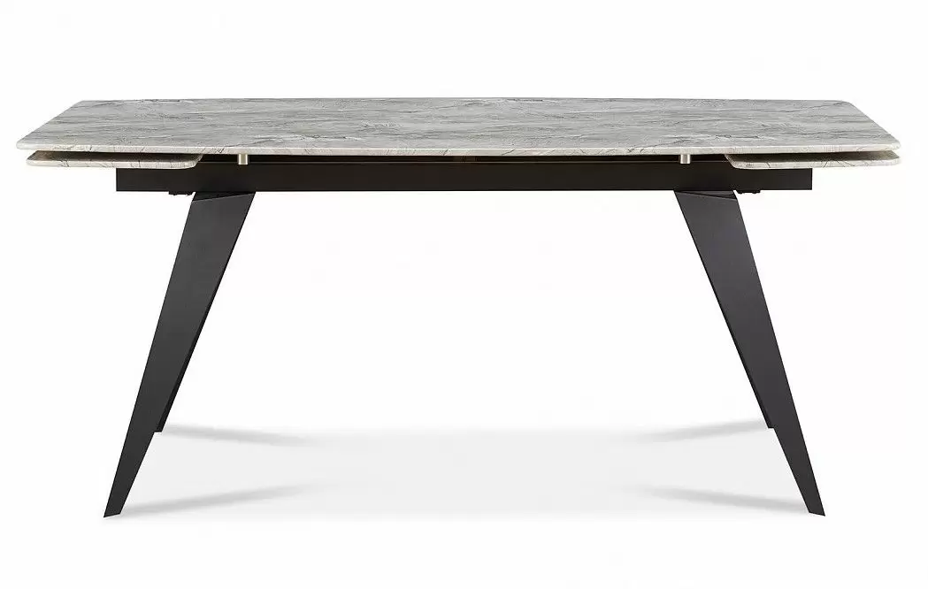 Стол раскладной Ramses 160-230, серый мрамор/черный - фото 7