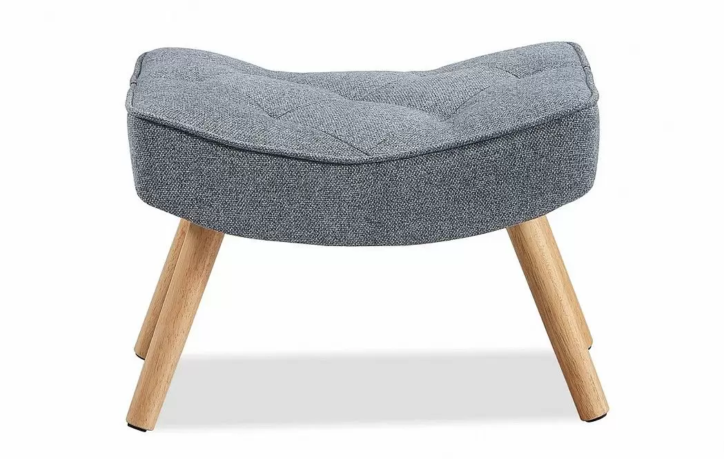 Кресло и оттоманка Hygge, серый/натуральный - фото 12