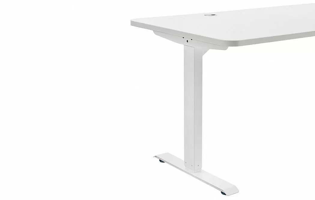 Стол New York (140) белый, регулируемая высота, электропривод - фото 5