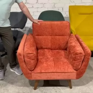 Кресло Annabel паприка, обзор из шоурума