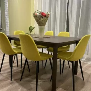 Стул Jackson, желтый/черный