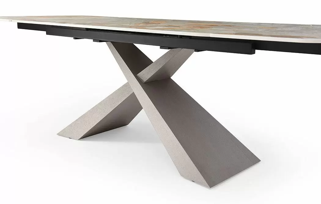 Стол раскладной Torino 160-240, серая керамика/серый дуб - фото 9