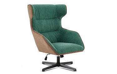 Кресло Otto, зеленый/коричневый