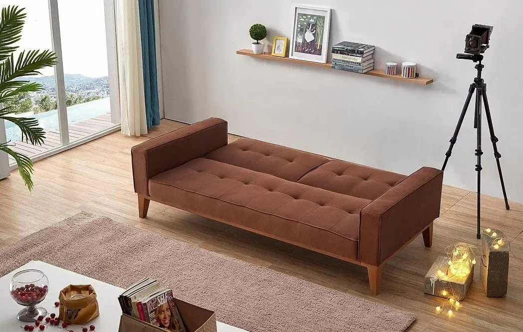 Диван-кровать Dream, коричневый - фото 2