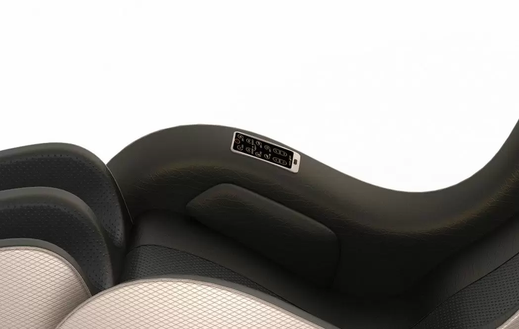 Массажное кресло Smart Relax Super-Slim, бежевый/коричневый - фото 4