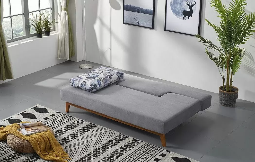 Диван-кровать Smart, серый/рисунок - фото 2