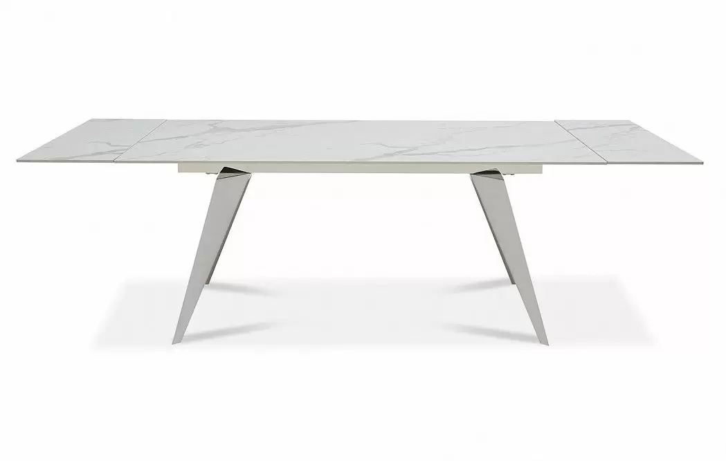 Стол раскладной Ramses 180-250, белый мрамор/хром - фото 5