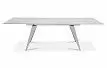 Стол раскладной Ramses 180-250, белый мрамор/хром