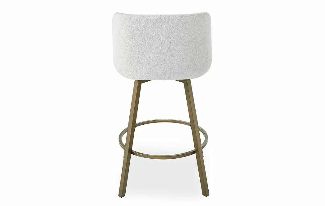 Стул полубарный Jasmin, кремовый/медь - фото 8