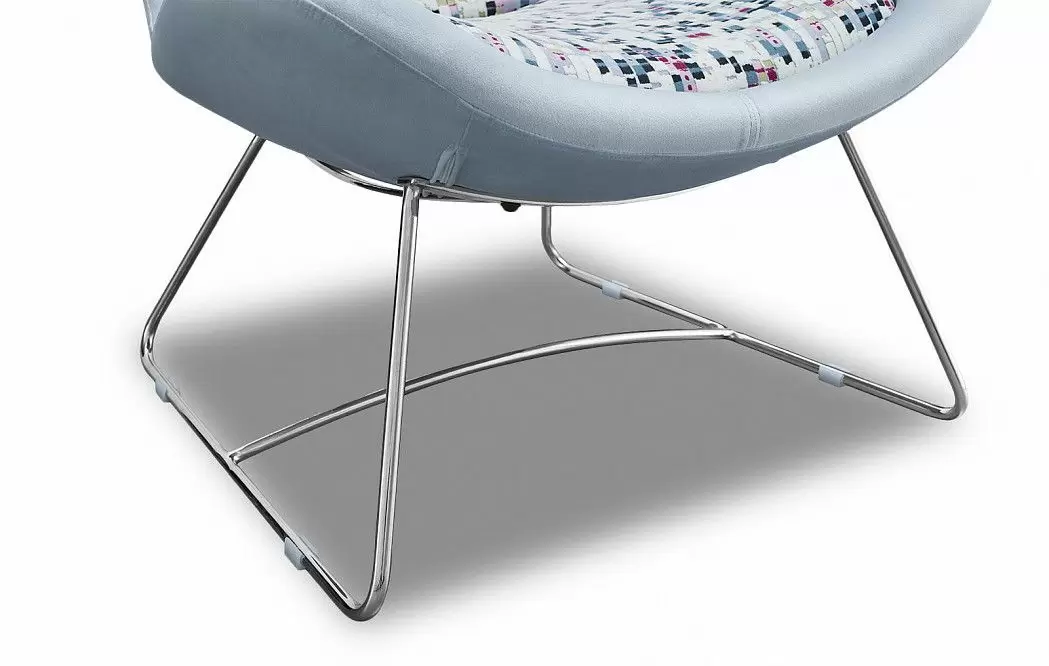 Кресло Weekend I, голубой/рисунок - фото 6