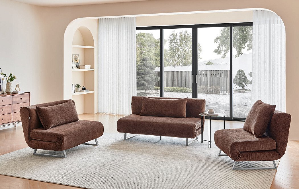 Кресло-кровать Rosy, коричневый - фото 2