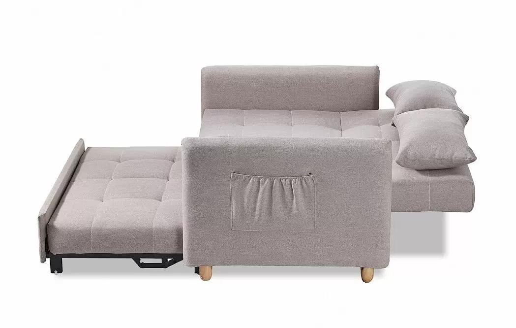 Диван-кровать Benedict, серо-бежевый - фото 5