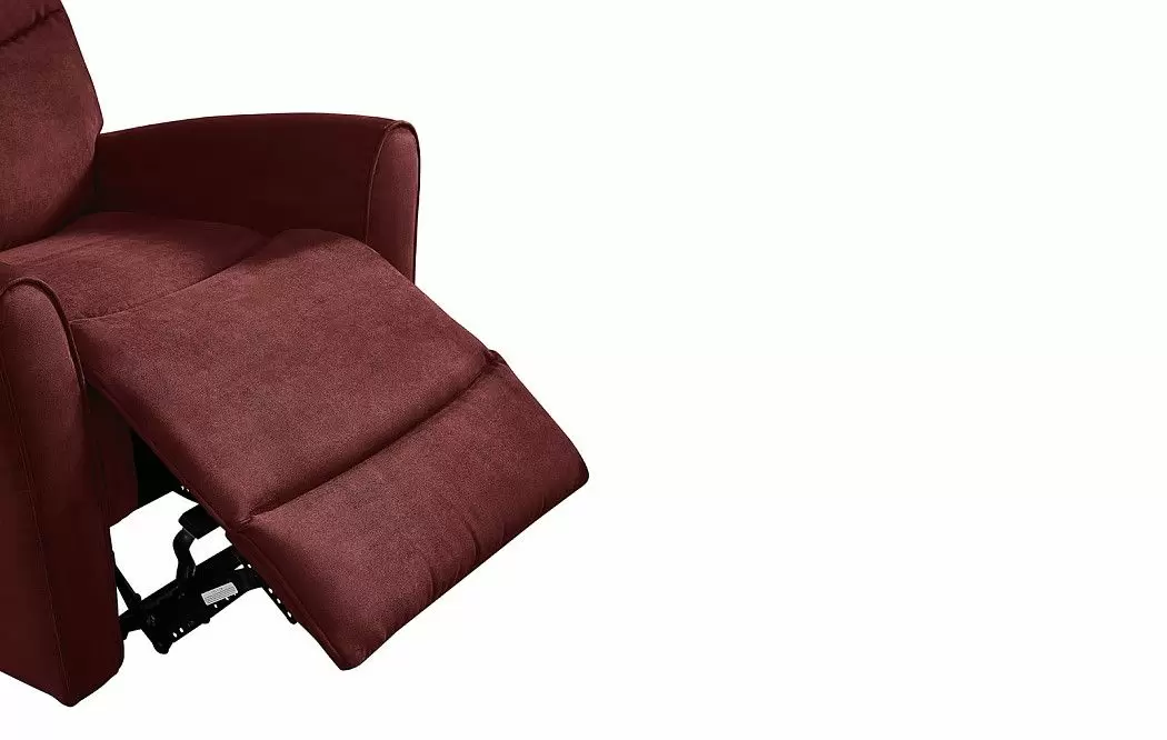 Кресло-реклайнер Lindsey, темно-красный - фото 9