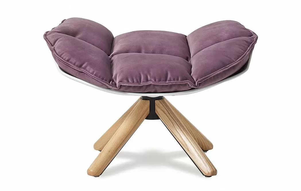 Кресло и оттоманка в стиле Husk, лиловый - фото 10
