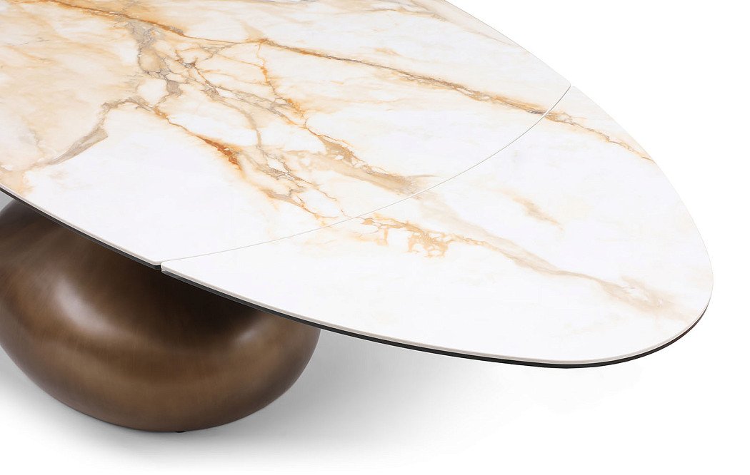 Стол раскладной Ariana 180-270, керамика/бронза - фото 7