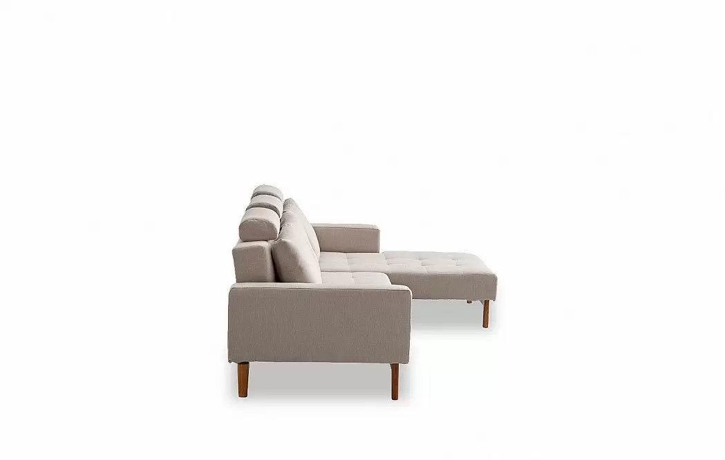 Диван-кровать Summer угловой (правый), бежевый - фото 9