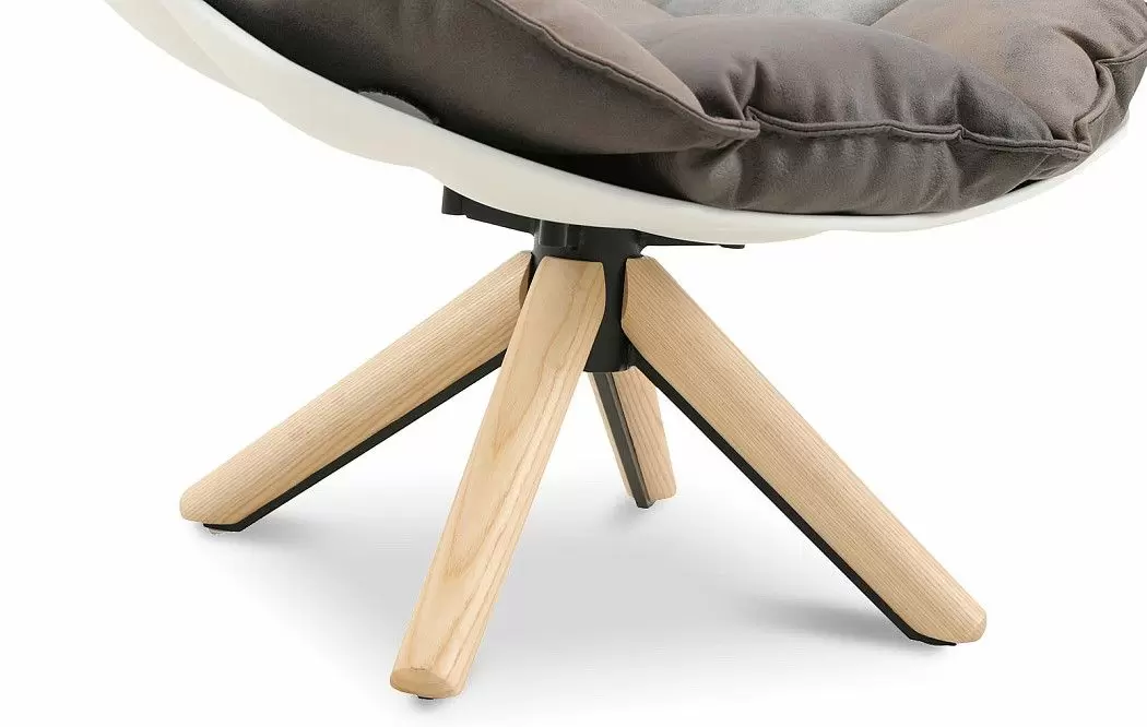 Кресло и оттоманка в стиле Husk, коричневый пэчворк - фото 11