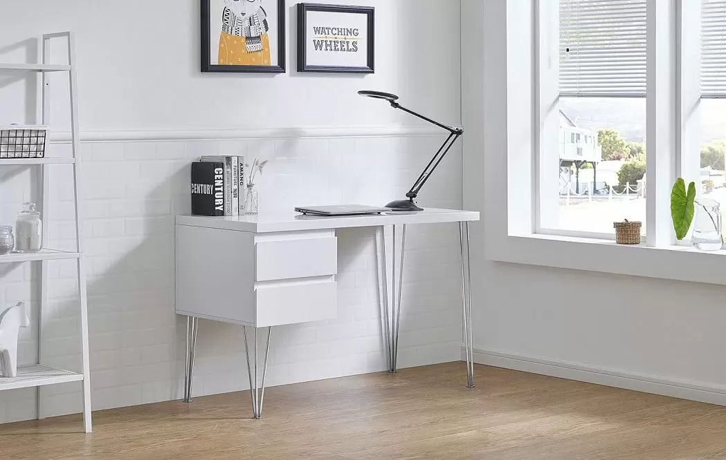 Стол письменный Novum, белый - фото 6