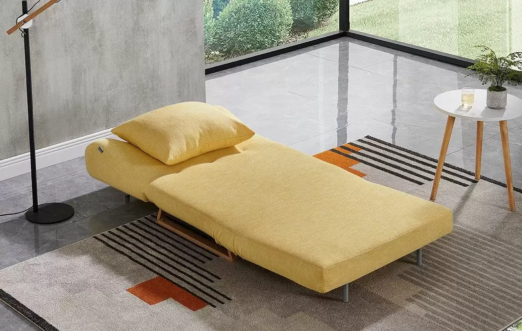 Кресло-кровать Rosy, желтый/без принта - фото 2