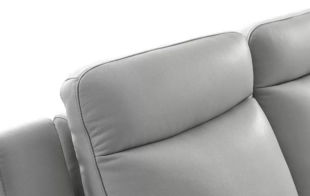 Диван-реклайнер Jonathan угловой (правый), светло-серый - фото 6