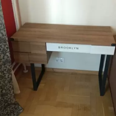 Стол письменный Brooklyn, орех/черный IMG-20200407-WA0008