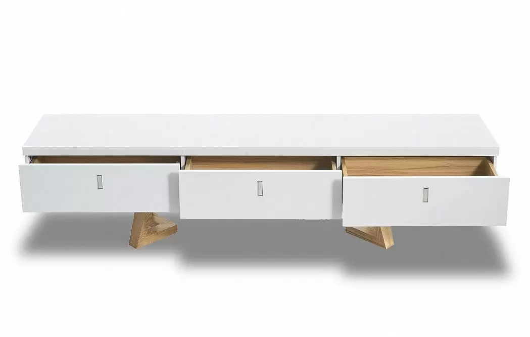 ТВ Тумба Avalon, белый/ясень - фото 5