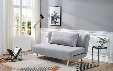 Диван-кровать Rosy 3-х местный, серый/без принта