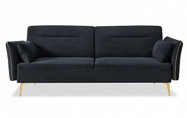 Диван-кровать Liverpool, графит/золото