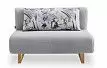 Комплект мягкой мебели Rosy, серый/цветочный принт