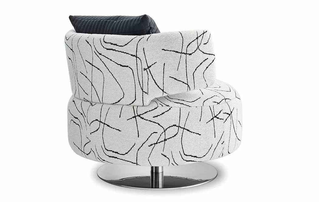 Кресло Sandra, белый/черный принт - фото 9