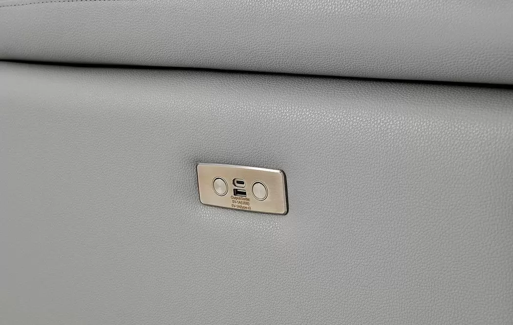 Диван-реклайнер Jonathan угловой (левый), светло-серый - фото 5