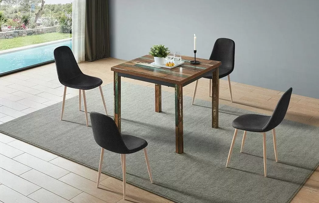 Стул Jackson, темно-серый/дерево - фото 11