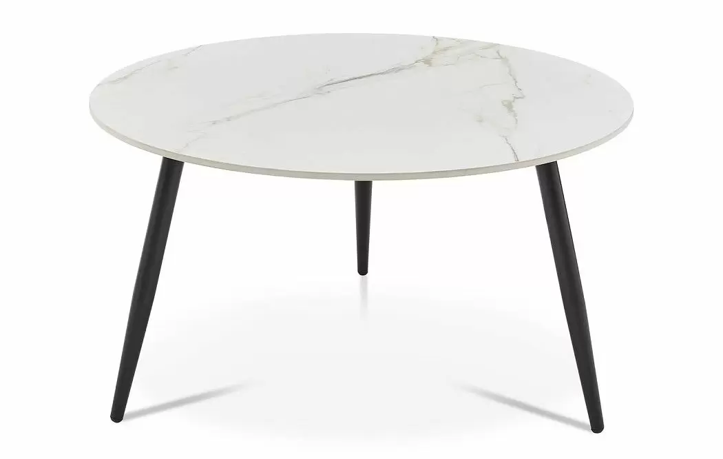 Набор из 2-х столов журнальных Liz, белая керамика - фото 4