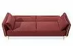 Диван-кровать Liverpool, бордовый/золото