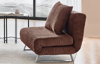 Кресло-кровать Rosy, коричневый