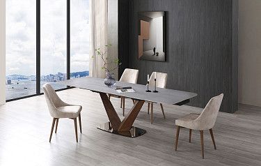 Стол Veronica + 4 стула Mikaela