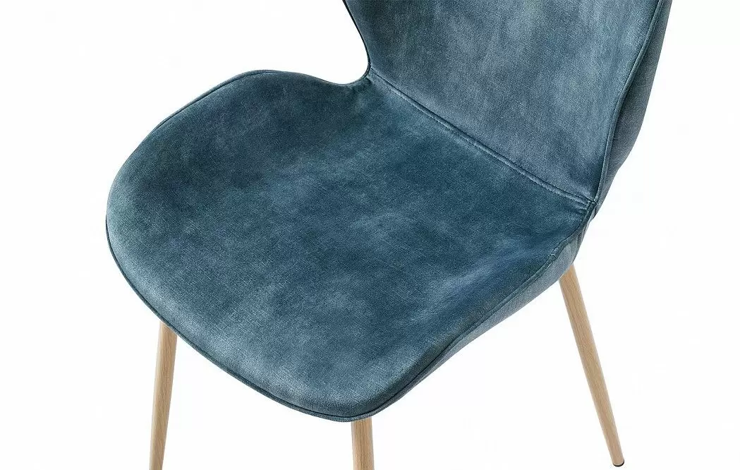 Стул Frank, синий/дерево - фото 5