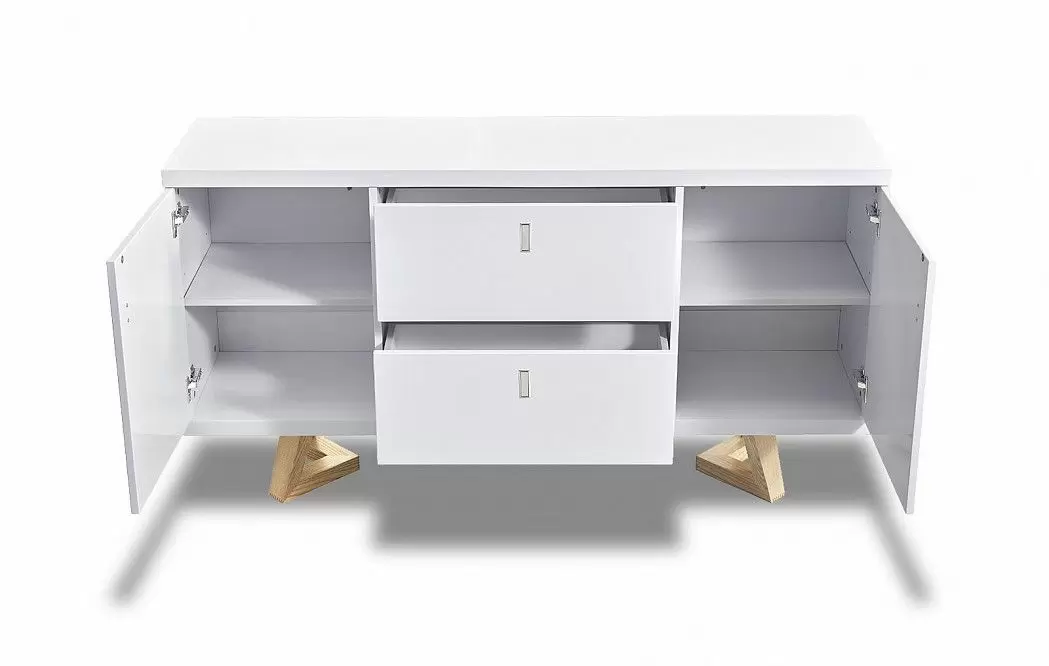 Буфет Avalon, белый/ясень - фото 4