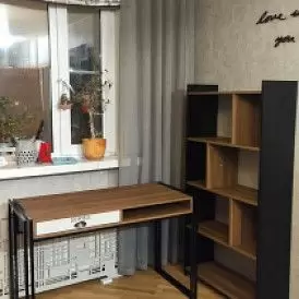 Стеллаж Oslo, орех/белый