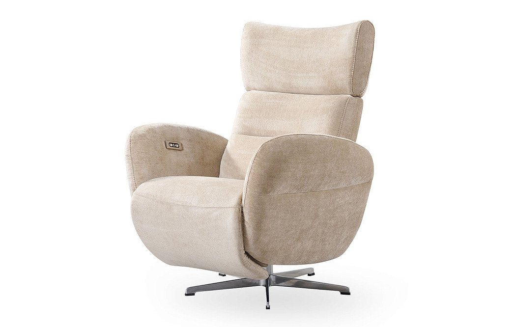 Кресло-реклайнер Star, бежевый - фото 5