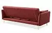 Диван-кровать Liverpool, бордовый/золото