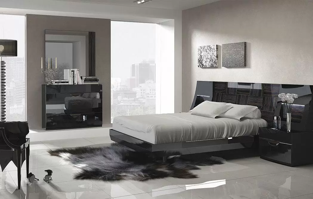 Комод Santiago (110), черный - фото 4