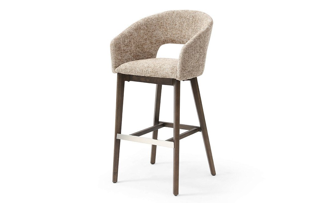 Стул полубарный Romy (68), светло-коричневый - фото 8