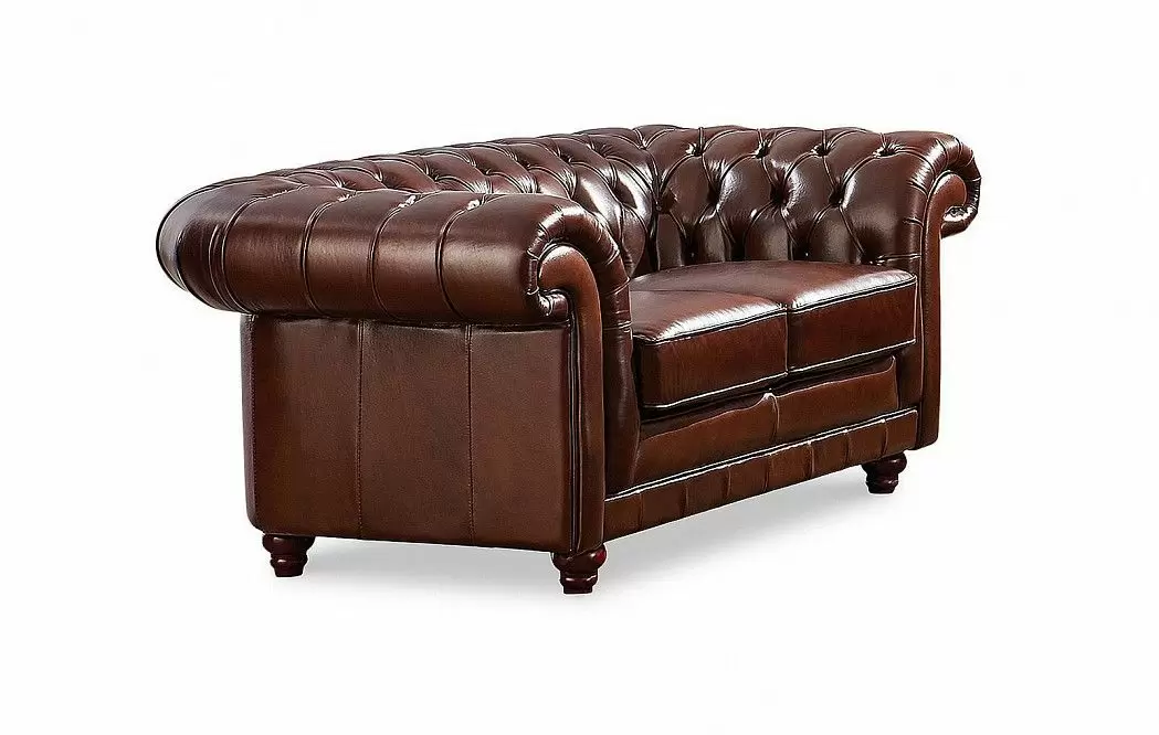 Диван Richard 2-х местный, коричневый