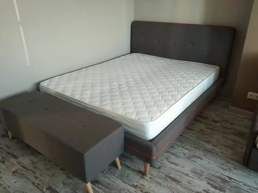 Кровать Madeira 140x200, серо-коричневый - фото 15